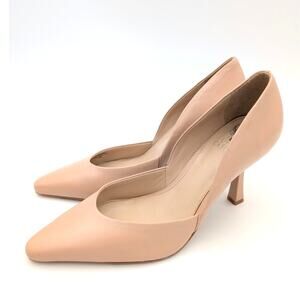 Vince Camuto Karala Pointed Toe High Heel Pump Women's Cream Size US8.5M EU39
